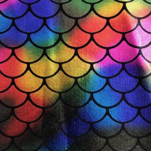 Doll Outfit - Rainbow Fish Scale