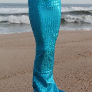 Swimmable Mermaid Tail – Light Blue Fish Scale