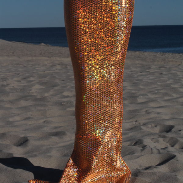 Swimmable Mermaid Tail - Orange Fish Scale