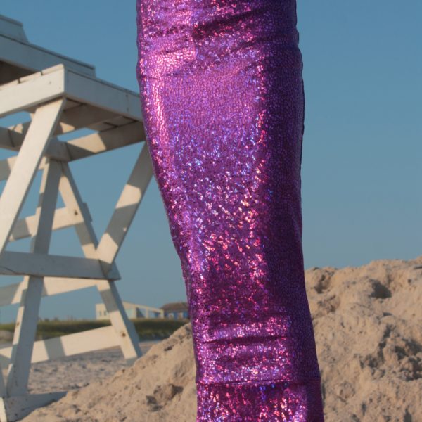 Swimmable Mermaid Tail - Purple Sea Pebble